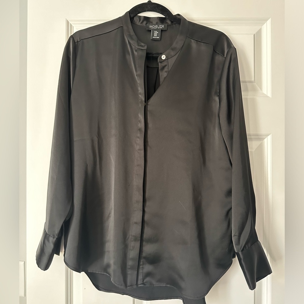 Satin Button Down - image 1